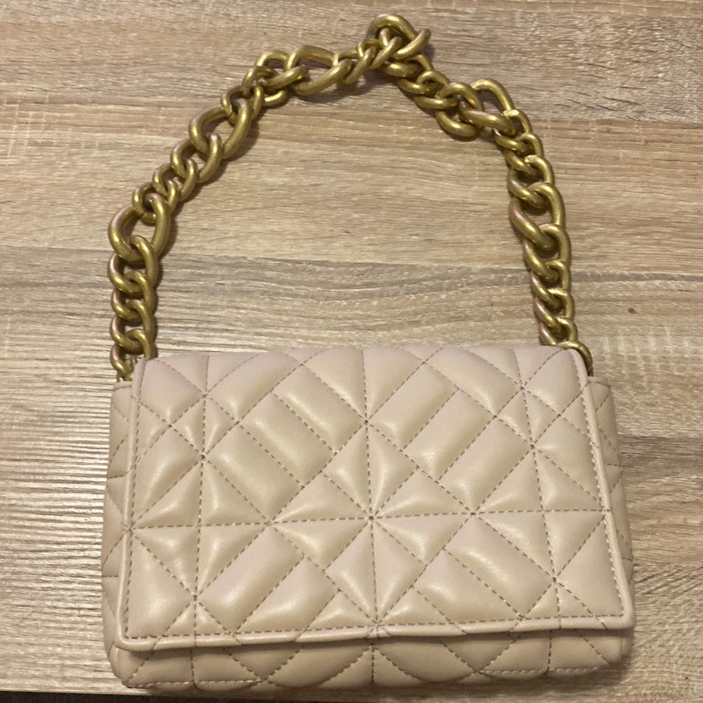 Zara handbag with gold chain